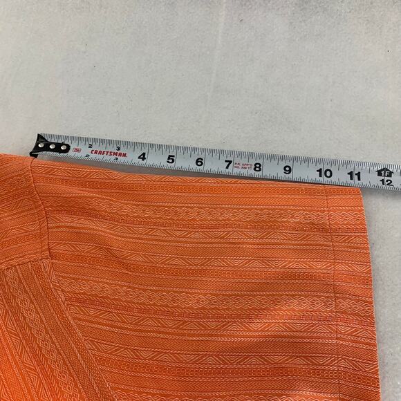 Tommy Bahama Short Sleeve Orange Button Down Casual Shirt Size XXL - Picture 5 of 9